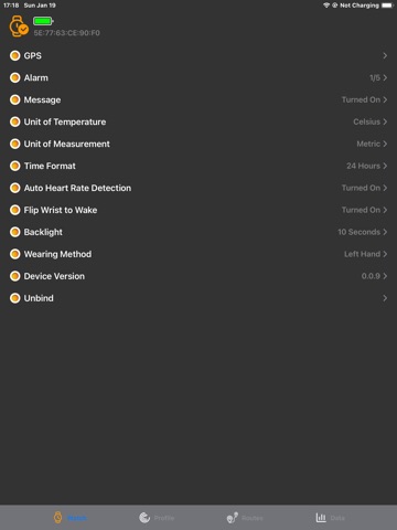 Airn Connect iPad screenshot