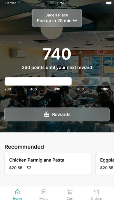 Jace’s Place Margate iPhone screenshot 1 - Food & Drink app