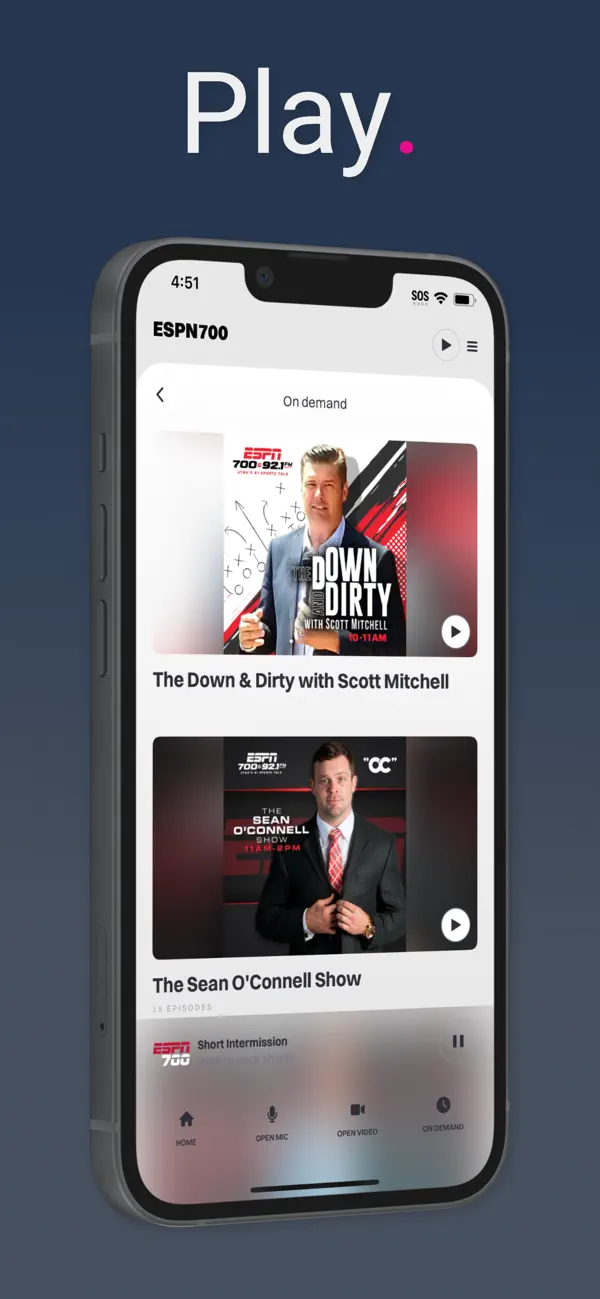 Screenshot #2 pour ESPN 700 Radio