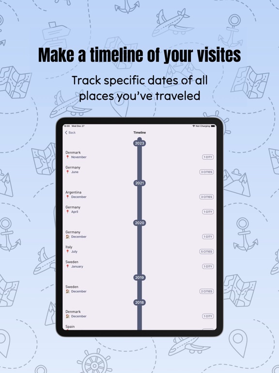 Screenshot #6 pour World Map: Visited Countries