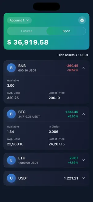 CoinProfit - Across Exchange. screenshot 3
