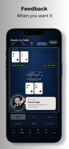 Alfred's Blackjack Trainer Screenshot 2 of 8