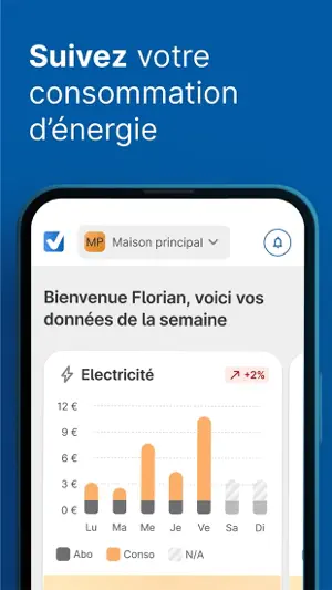 MySelectra Suivi Conso Énergie screenshot 1