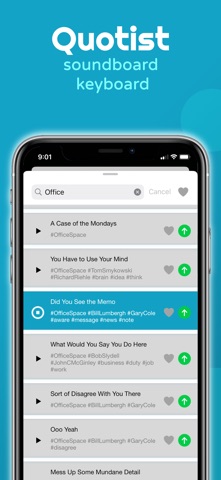 Quotist app screenshot