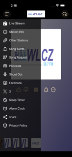 WLCZ 98.7fm screenshot 2