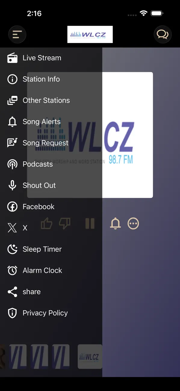 Screenshot #2 pour WLCZ 98.7fm