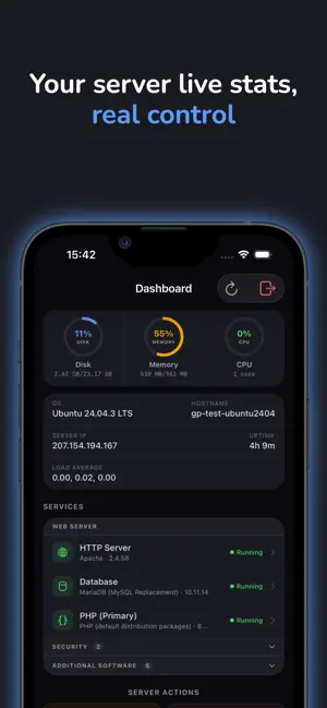 goPanel screenshot 1