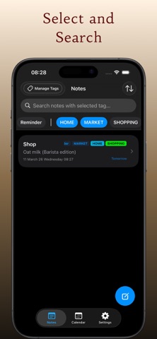 Tags & Notes screenshot