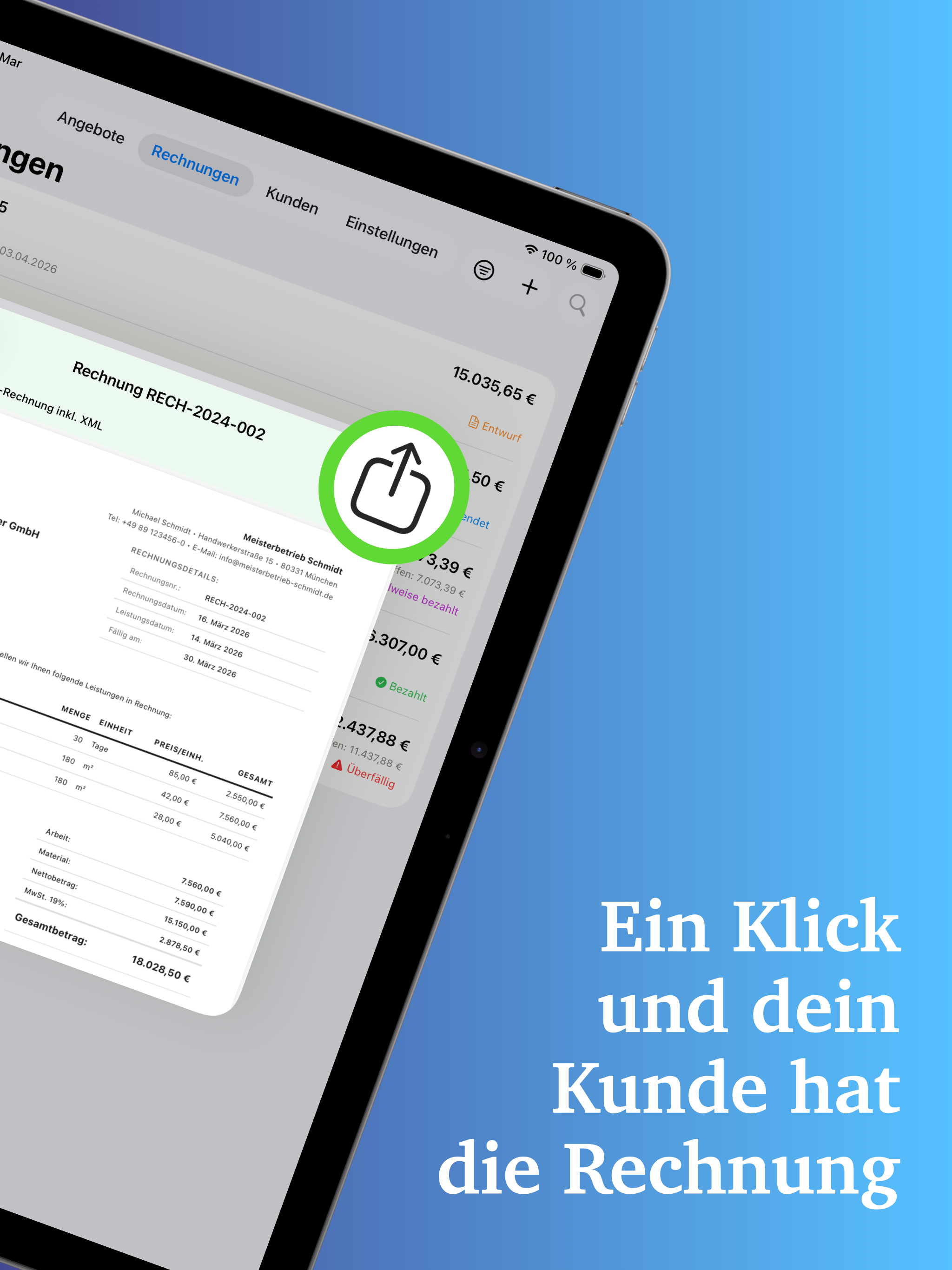 Quoto – Angebote & Rechnungen screenshot 10
