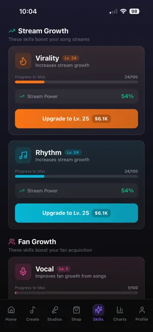 Musician Career Simulator screenshot 3