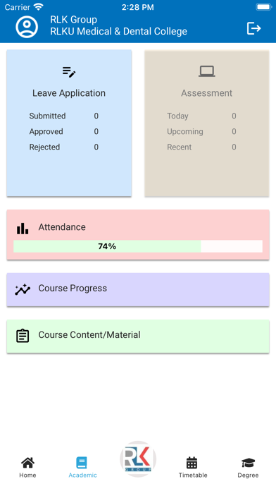 Idrak RLK Group Screenshot