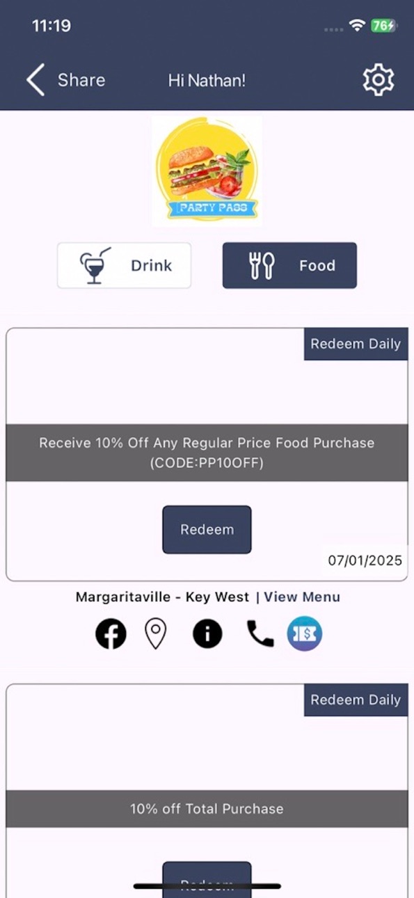 iPhone screenshot