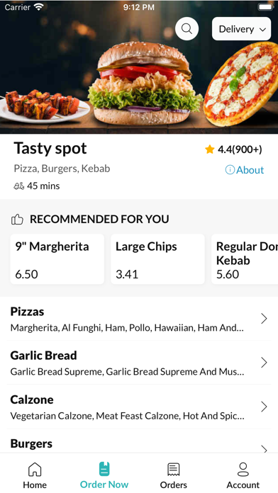 Tasty Spot. Screenshot