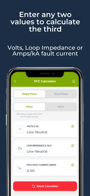 Fault Current Calculator (PFC) screenshot 2