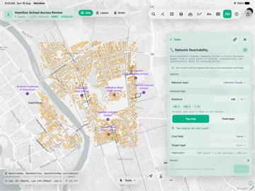 Meridian GIS iPad screenshot
