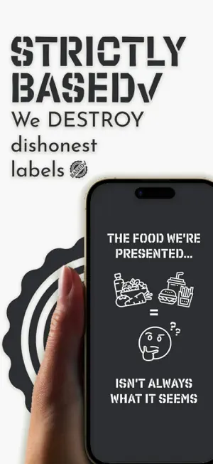 StrictlyBased - Food Scanner screenshot 1