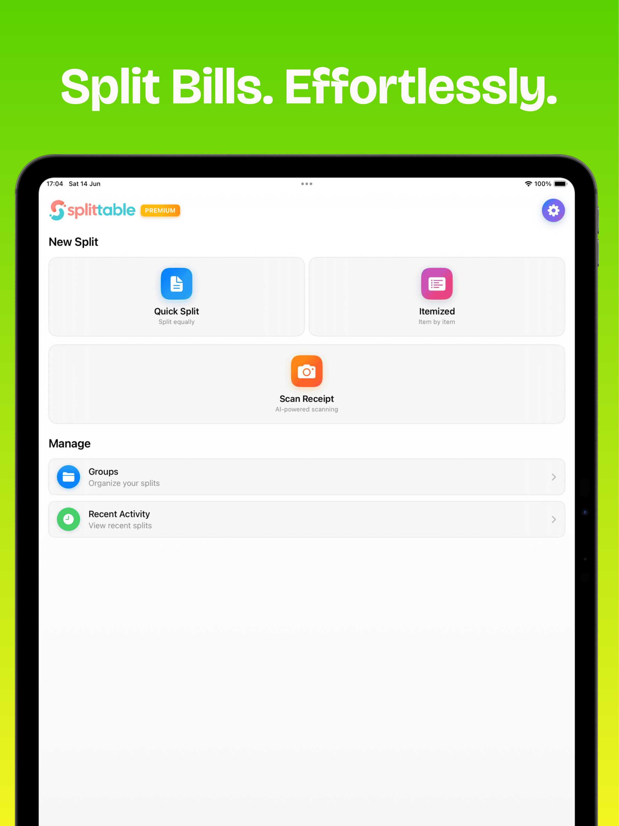 Splittable: AI Bill Split Scan screenshot 10