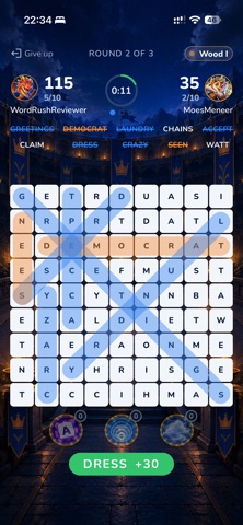 Word Rush: Word Battles Screenshot 2 of 8