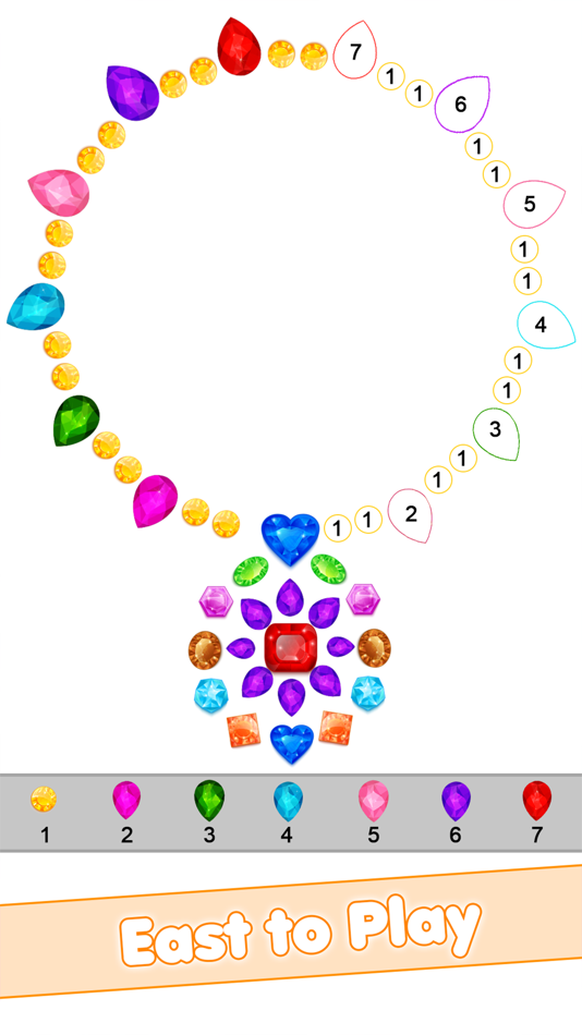#5. Gems Art Color By Number (macOS) By: Vector Labs Limited