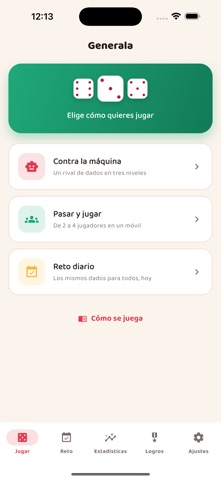 Generala: Juego de Dados iPhone screenshot