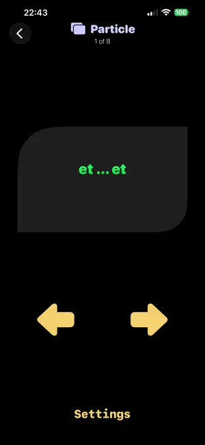 LatinGCSE screenshot 2