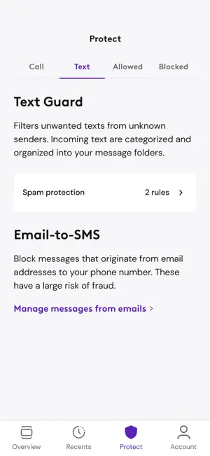 Xfinity Call Guard screenshot 3