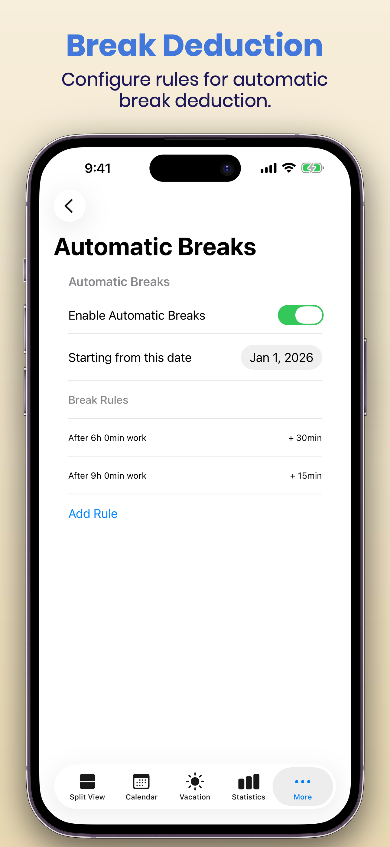 SimpleTimeLogger screenshot 7