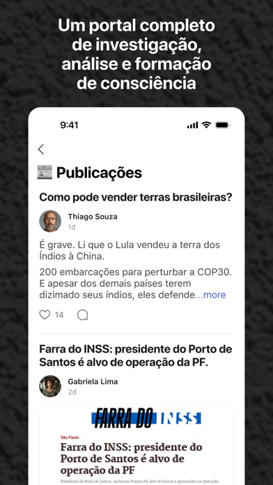 Revista Timeline iPhone screenshot 5 - Social Networking app