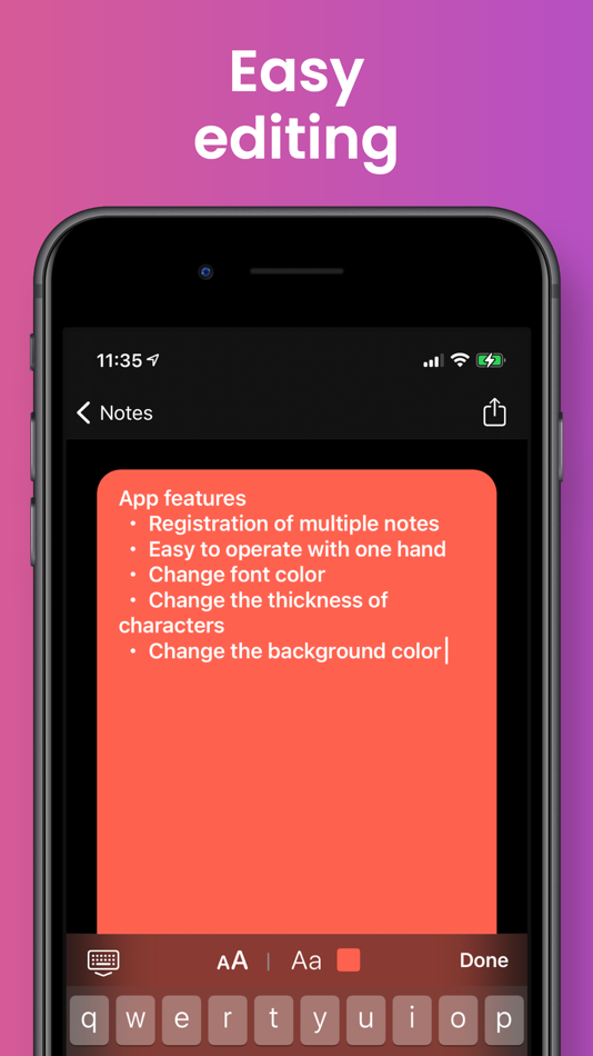 #2. Sticky Color Notes Widget (iOS) بواسطة: Osawa Shunsuke