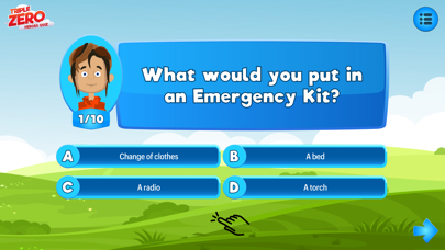 Triple Zero Heroes Quiz Screenshot
