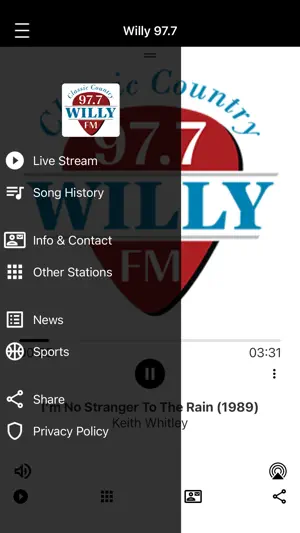 Willy 97.7 screenshot 2