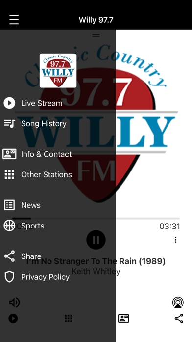 Willy 97.7 iPhone screenshot 2 - Entertainment app