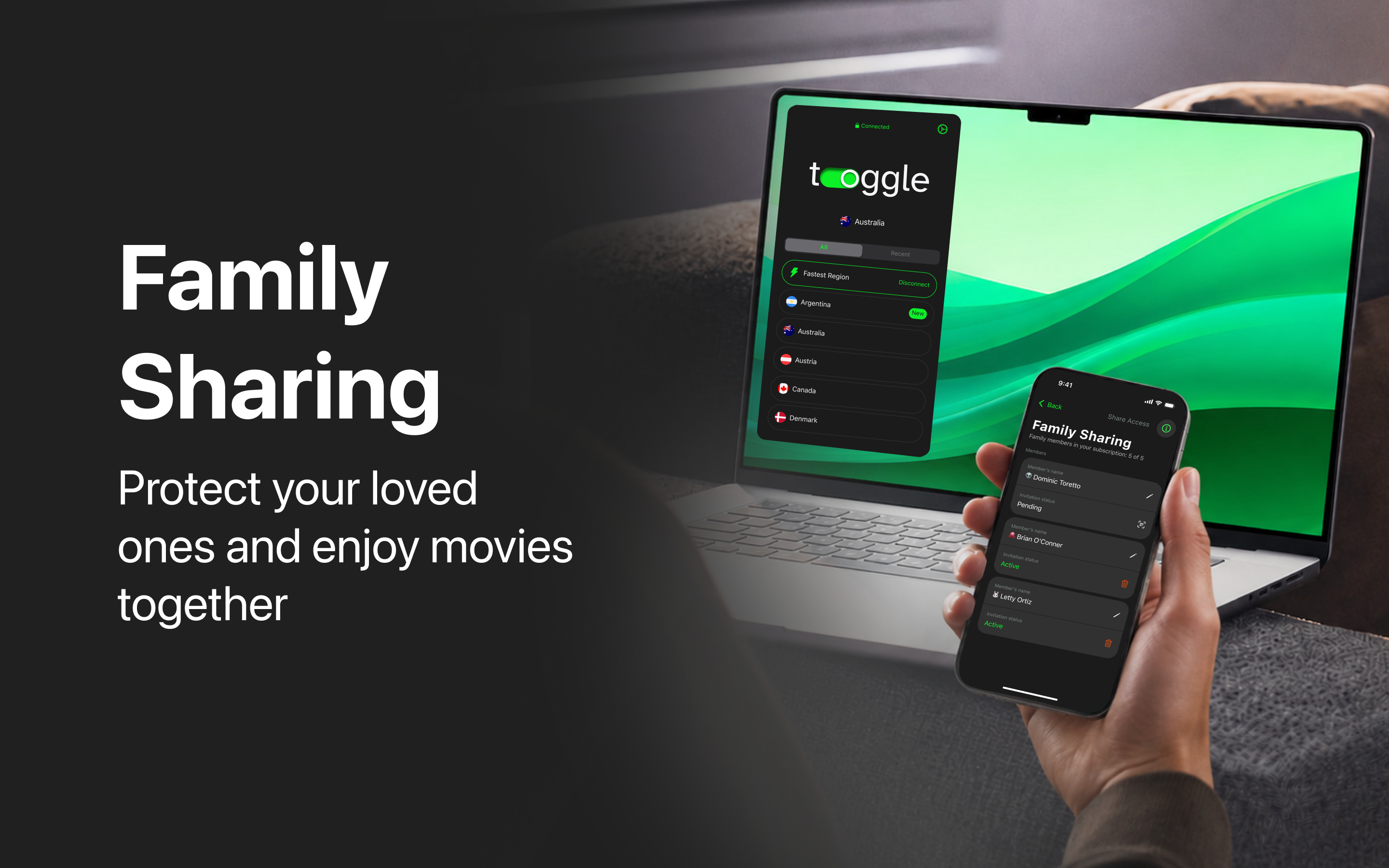 Toggle VPN for Movies & Sport screenshot 25