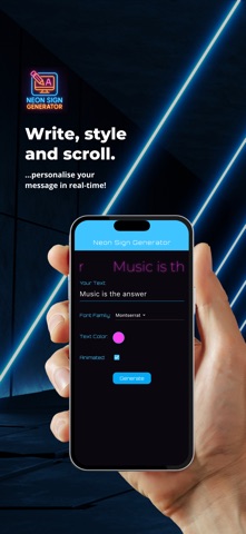 Neon Sign Generator Screenshot 2 of 3