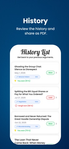 Argument AI iPhone screenshot