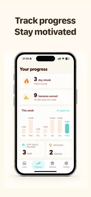 Capyfit - Cute Step Tracker screenshot 2