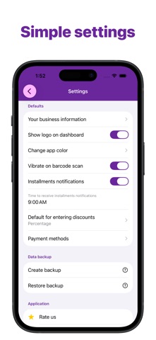 Sales and Inventory Control iPhone screenshot