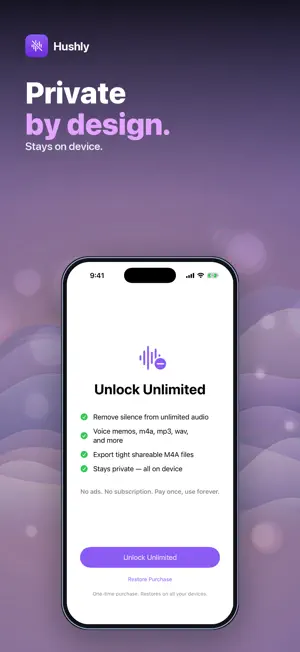 Hushly: Remove Audio Silence screenshot 4