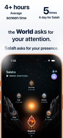 Salaha : Salah Lock & Focus Screenshot 1 of 8