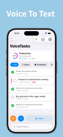 Speech to Text - Voice Todo screenshot