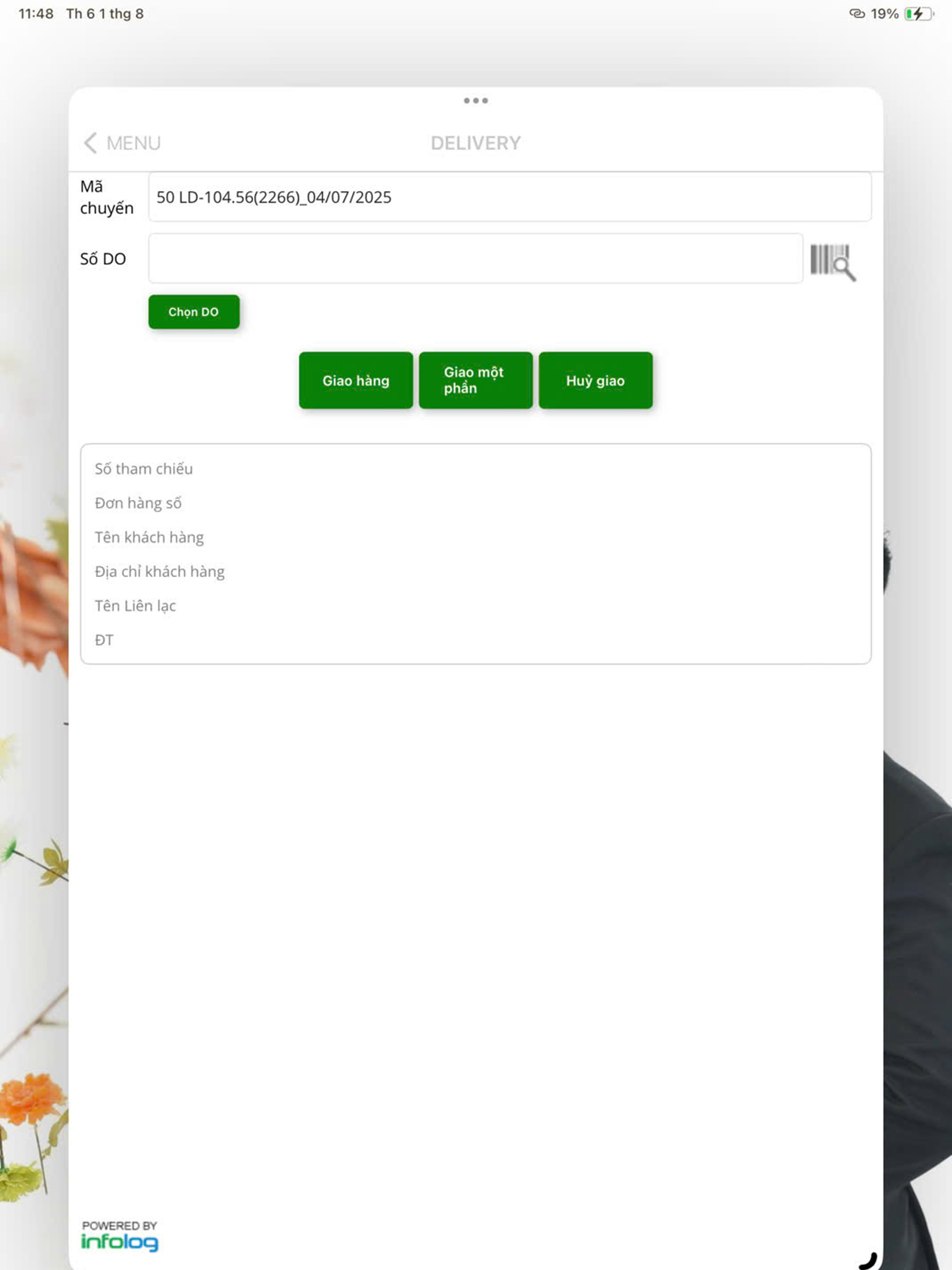 Infolog TMS screenshot 5