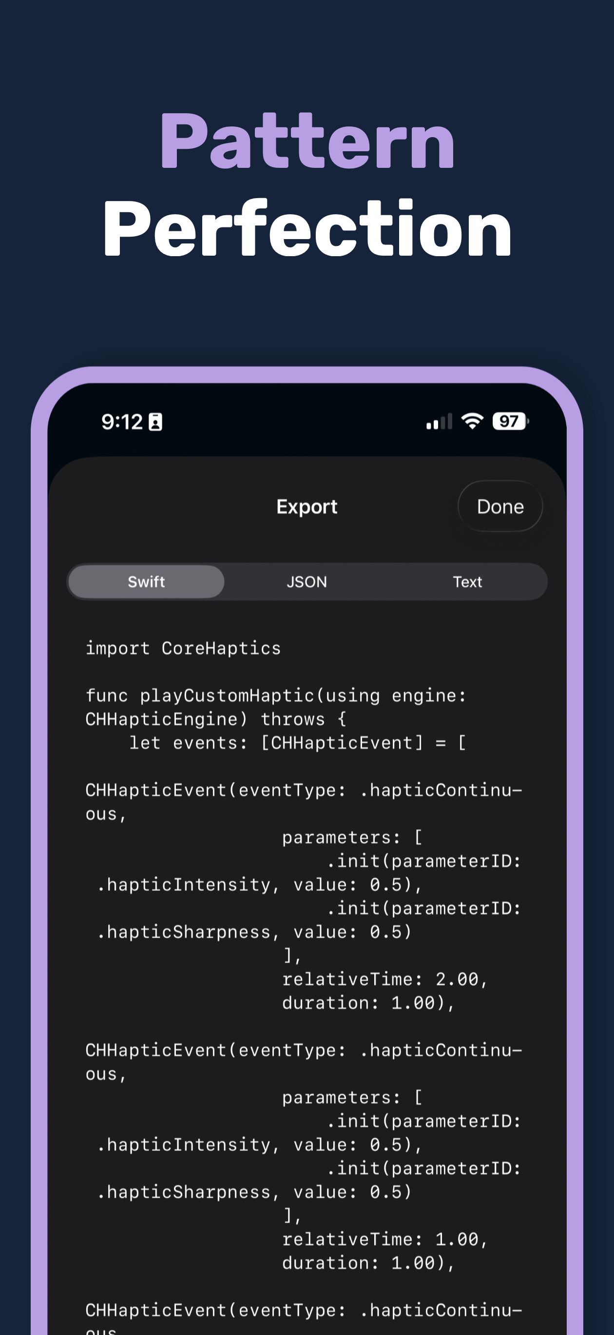 HapticCode screenshot 6