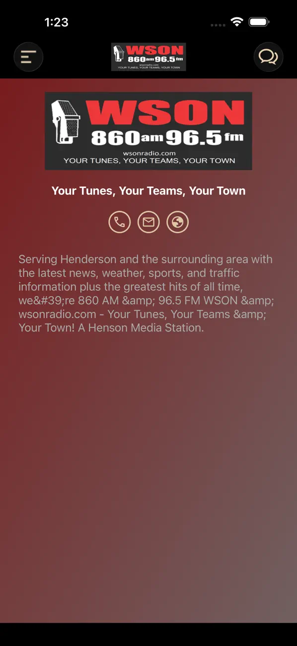 Screenshot #3 pour WSON AM/FM Radio