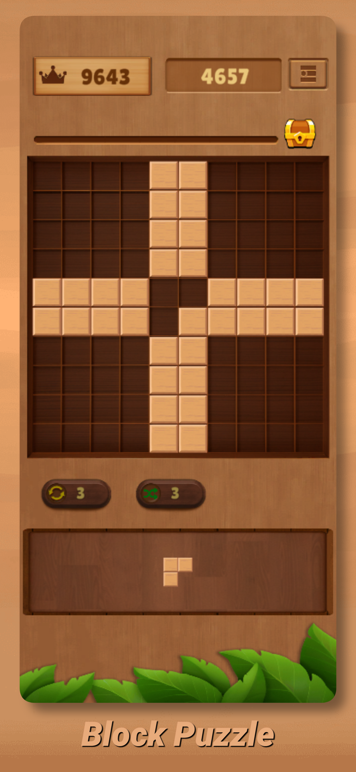 ブロックパズル - ウッドブロックゲーム
