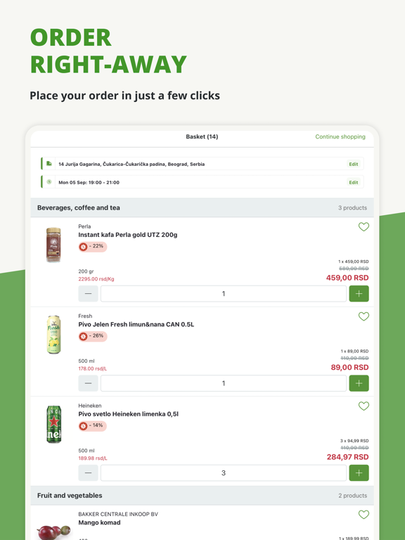 Maxi Online iPad screenshot 4 - Food & Drink app