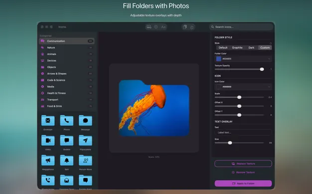 Custom Folder Icons 自定义文件夹图标应用截图