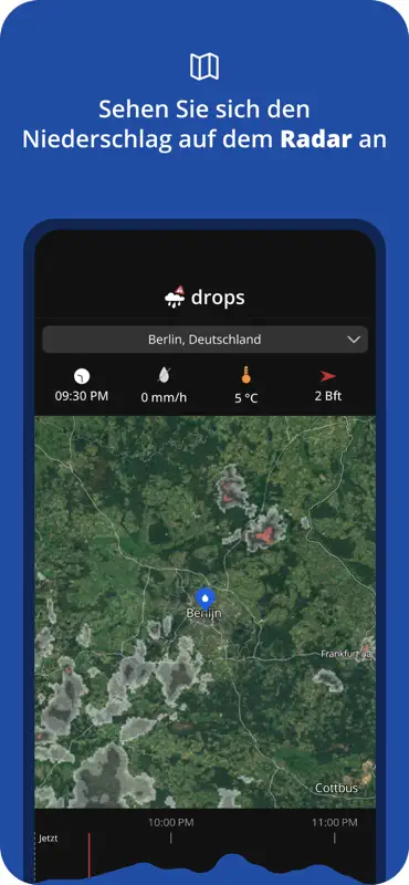 Drops - Der Regenalarm & Radar screenshot 3 of 5