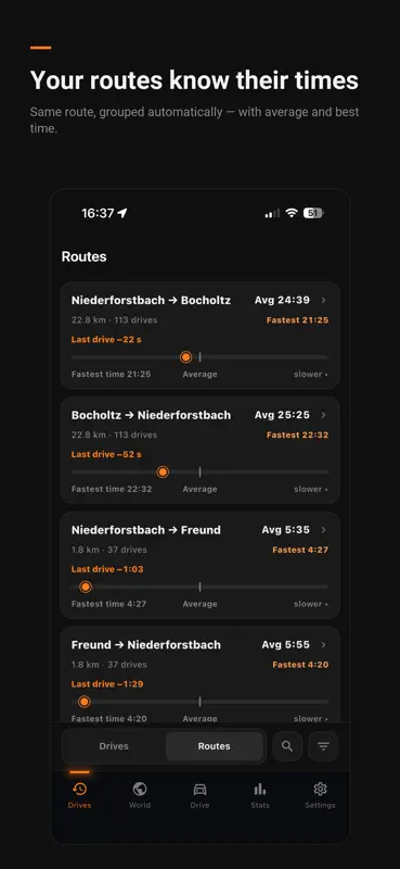 Chronway: ドライブ記録 screenshot 2 of 10