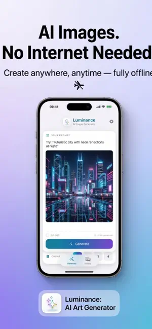 Luminance AI Image Gen Offline screenshot 1