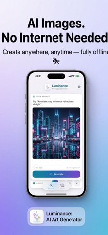 Luminance AI Image Gen Offline screenshot